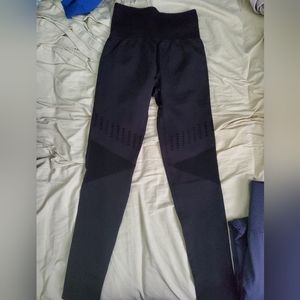 Jed North Black laser cut leggings size XS/S